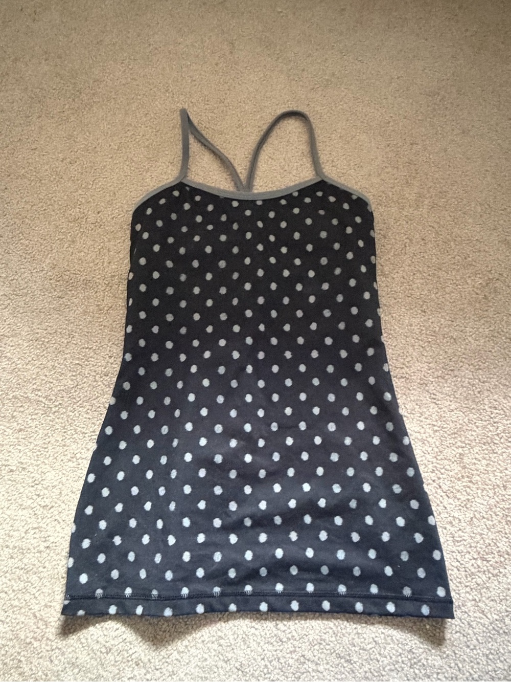Polka dot lululemon tank